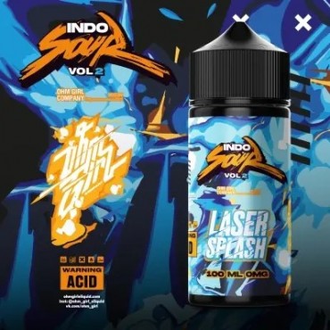 Жидкость для ЭСДН INDO SOUR: Laser Splash 100мл 0мг