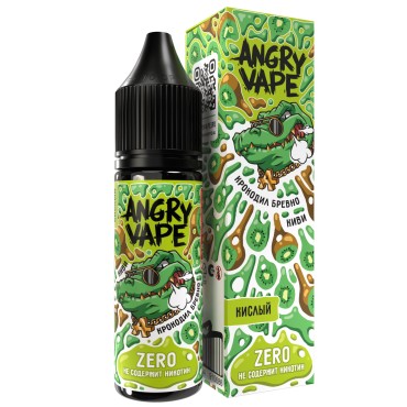 Жидкость BRUSKO - ANGRY VAPE ZERO КРОКОДИЛ БРЕВНО киви 30 мл 0  МАРКИРОВКА