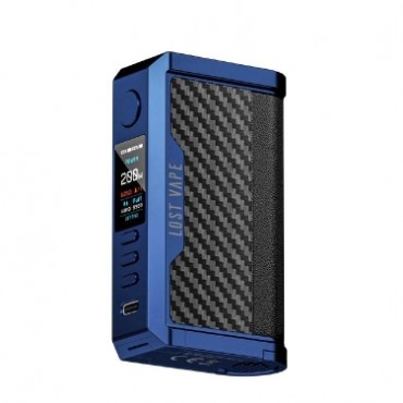 Бокс мод Lost Vape Centaurus Q200 Box Mod Sierra Blue/Carbon Fiber