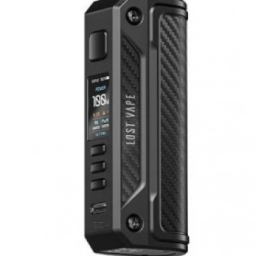 Бокс мод Lost Vape Thelema Solo 100W Box Mod Black-Carbon Fiber