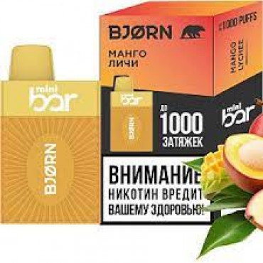 BJORN Mini bar Манго Личи / Mango Lychee