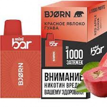 BJORN Mini bar Красное яблоко Гуава / Red Apple Guava